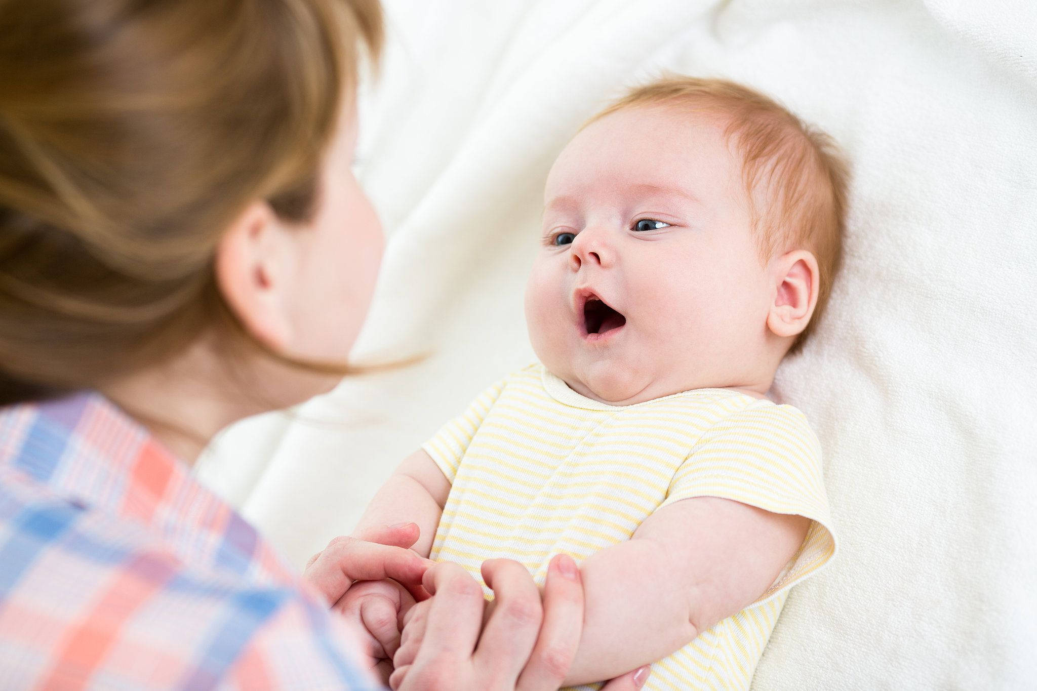 Mother Playing With Baby Love Background