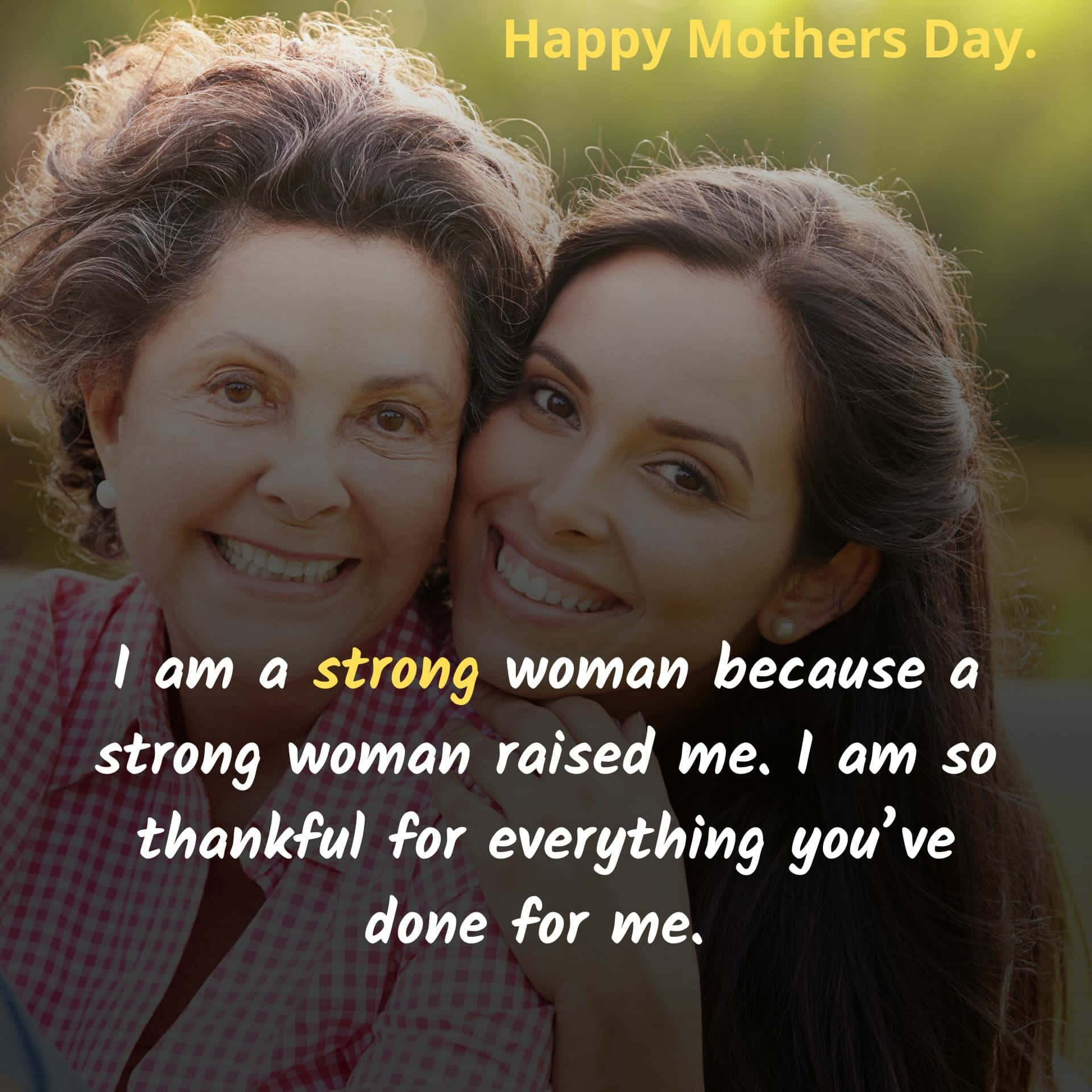 Mother's Day Quotation Background