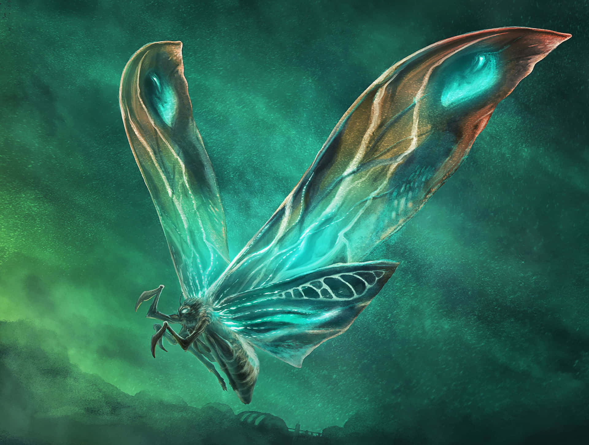 Mothra 3975 X 3001 Wallpaper Background