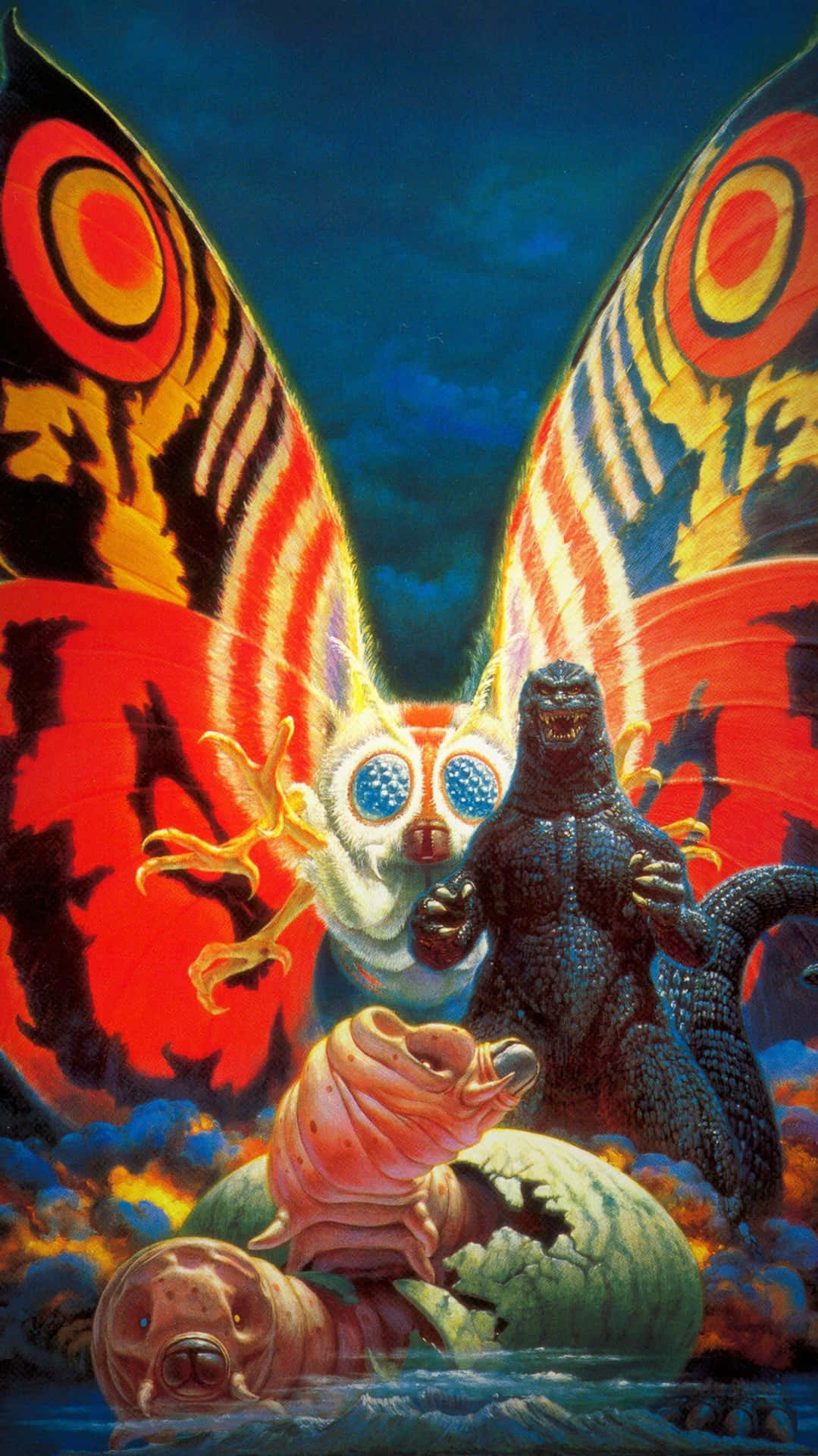 Mothra - The Mythical Guardian Background