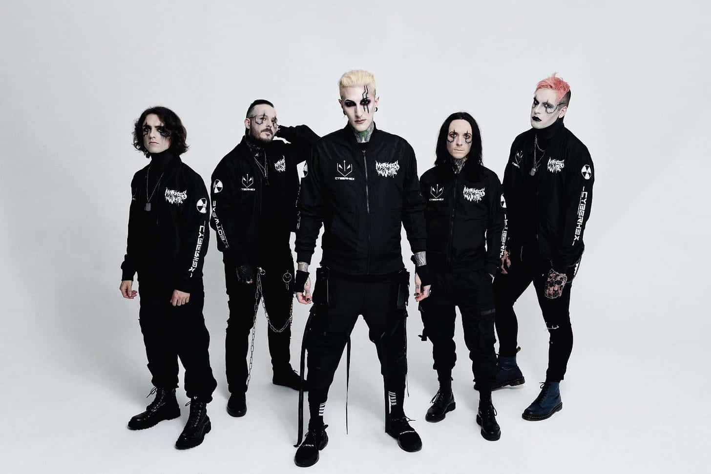 Motionless In White Band Portrait Background