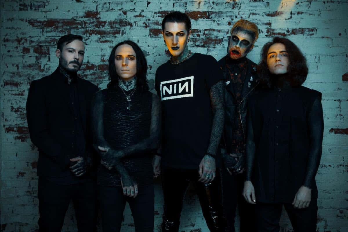 Motionless In White Band Portrait Background