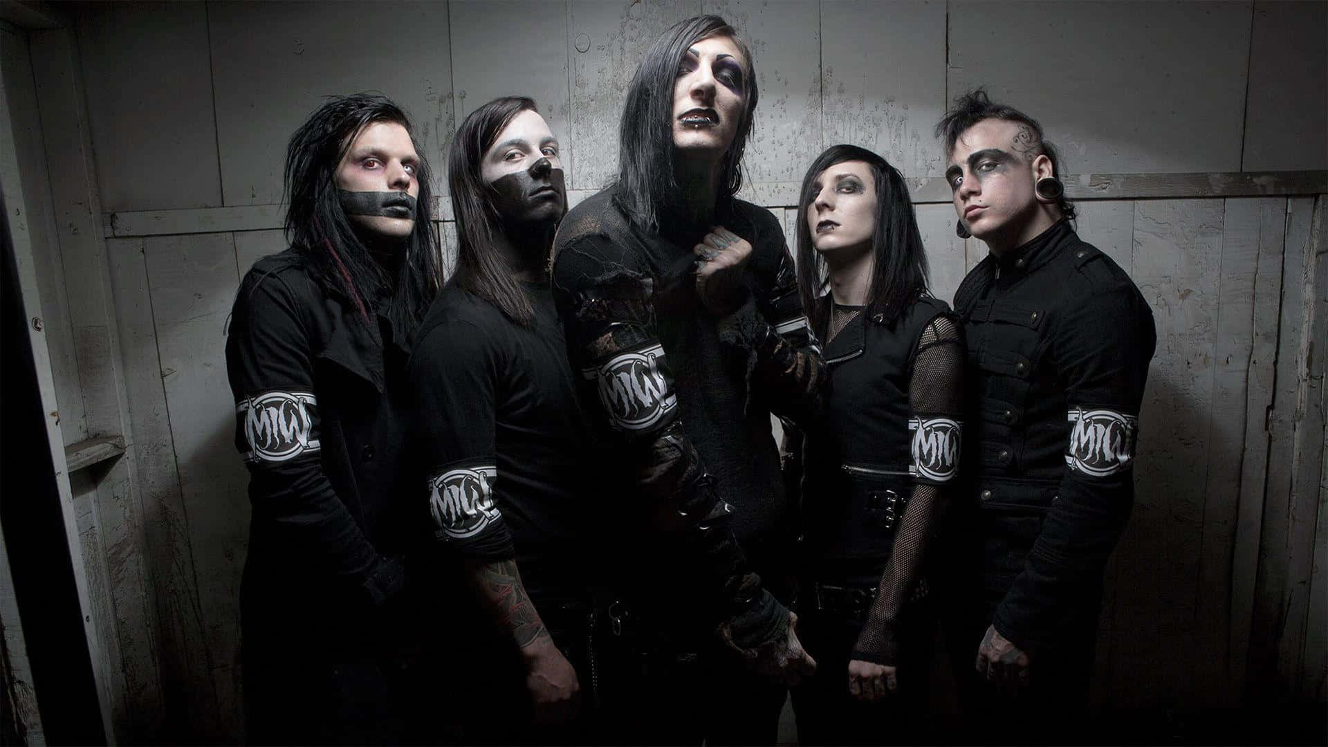 Motionless In White Band Promo Background