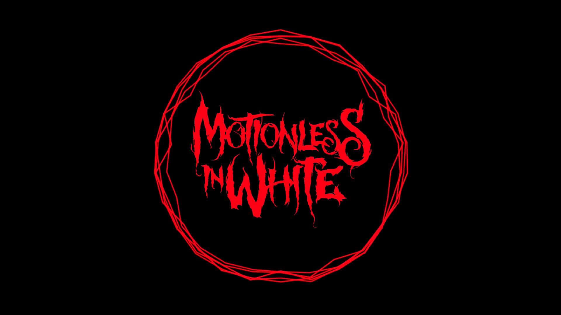 Motionless In White Logo Redon Black Background