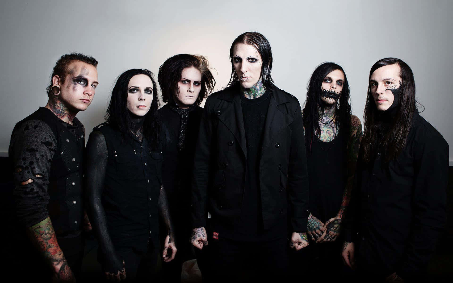 Motionlessin White Band Portrait Background