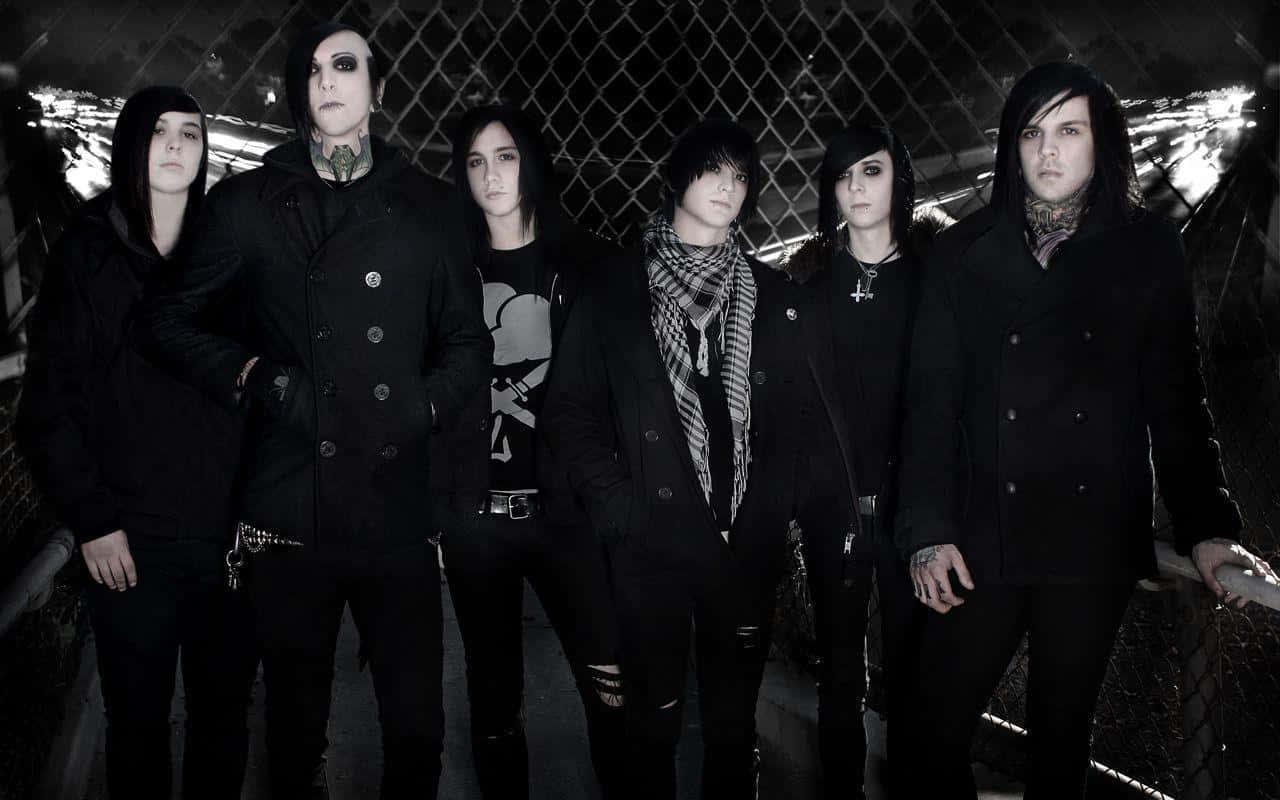 Motionlessin White Band Portrait Background