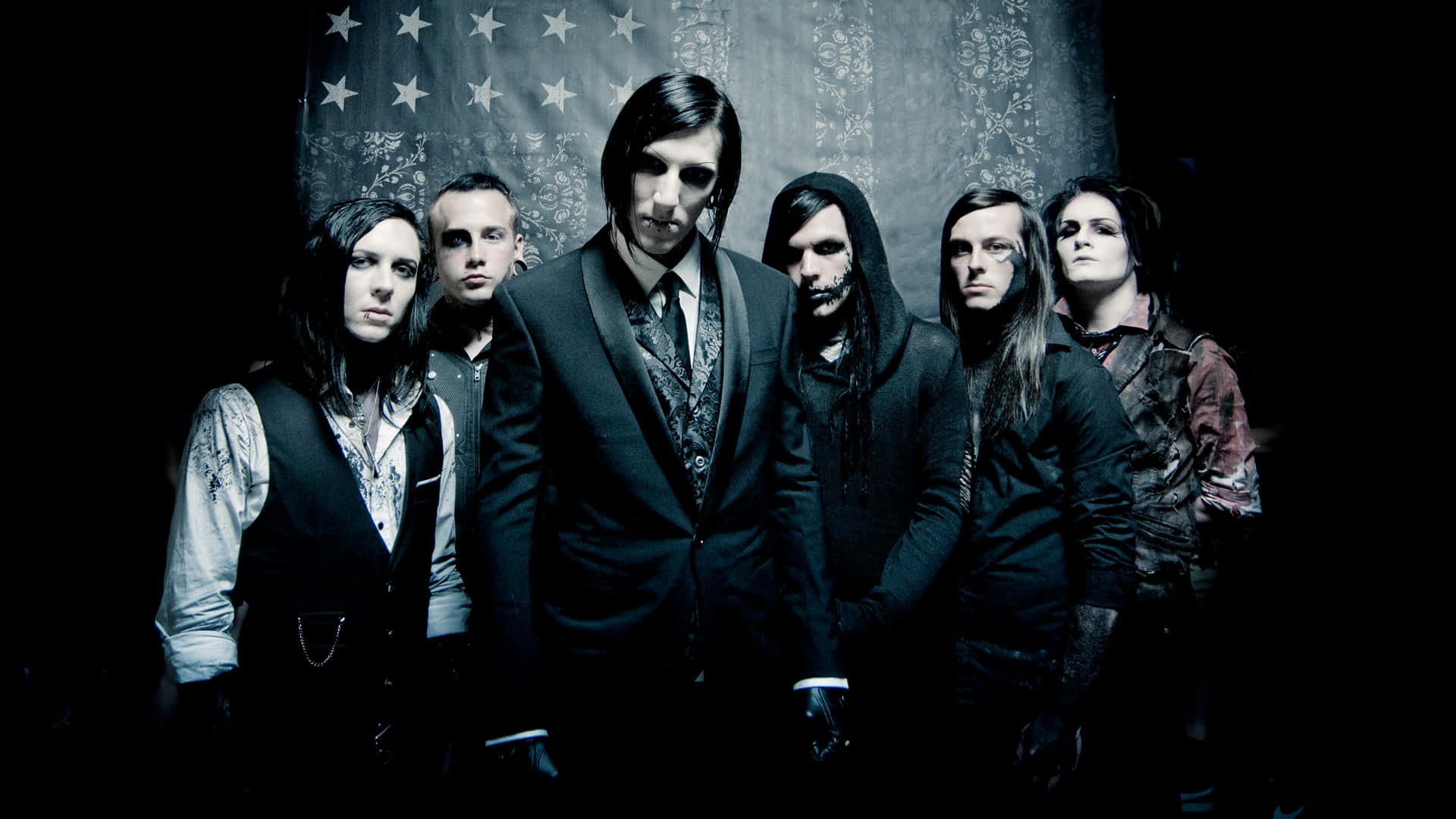 Motionlessin White Band Portrait Background