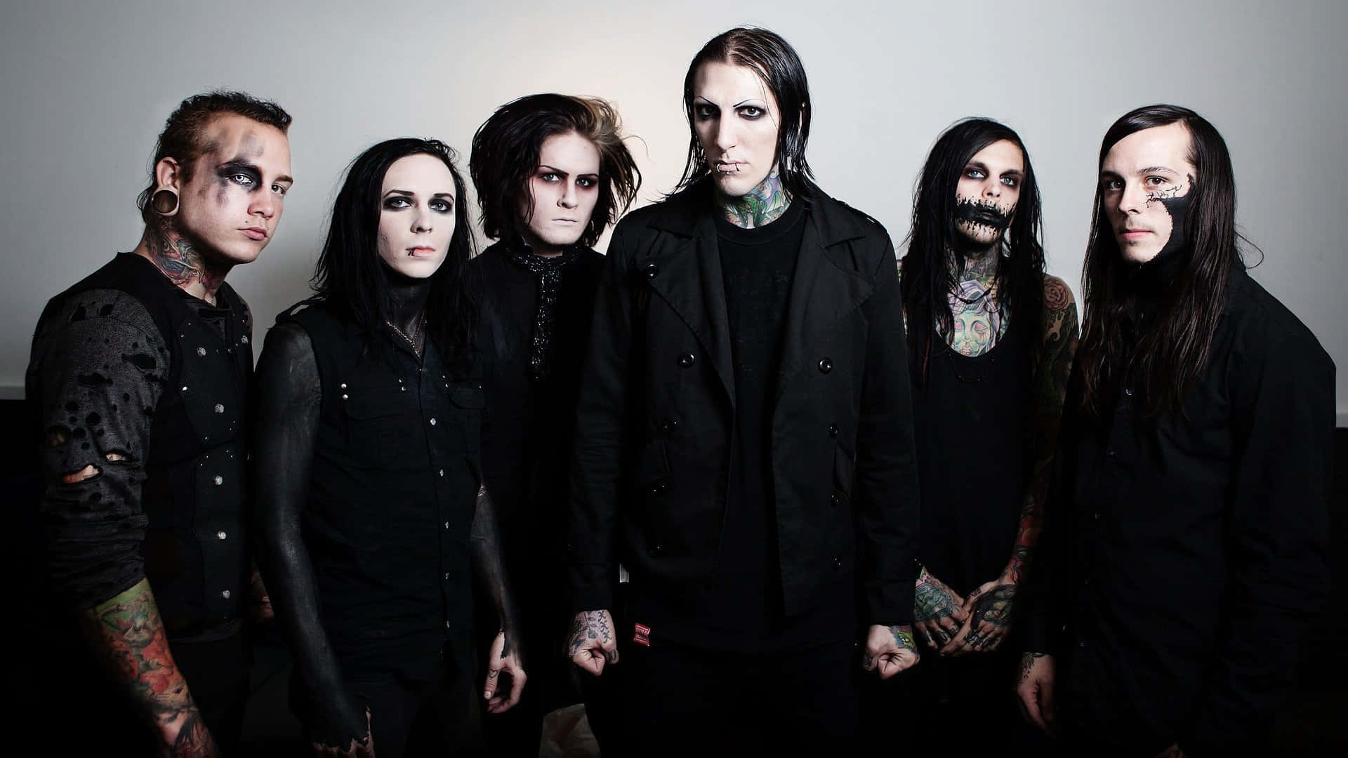 Motionlessin White Band Portrait Background