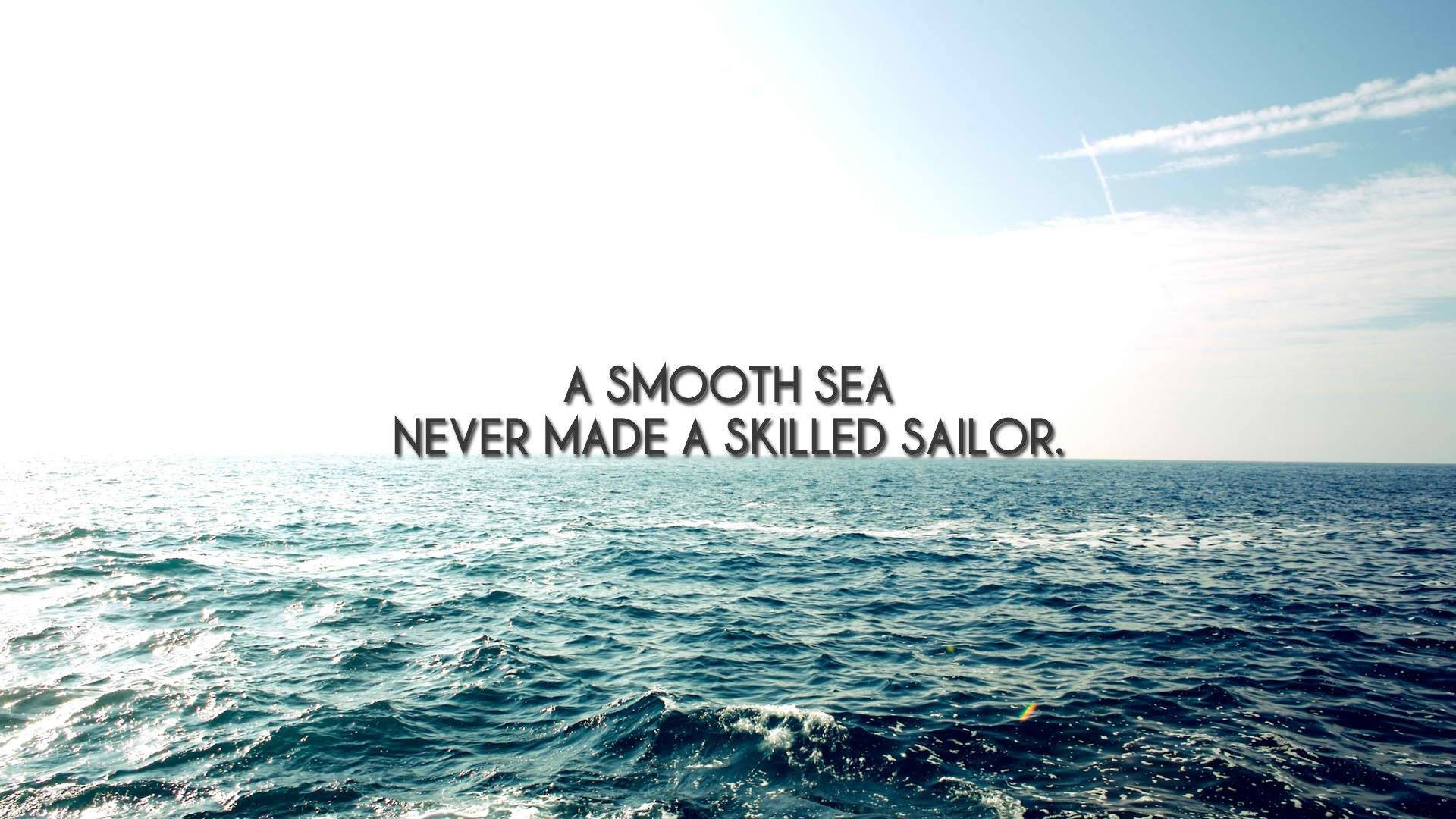 Motivation Macbook Ocean Quote Background