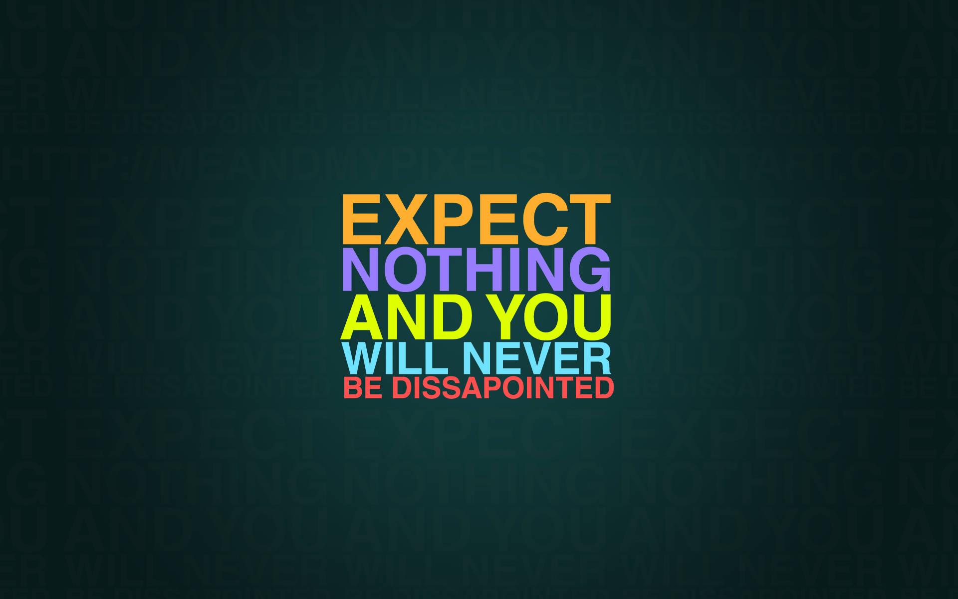 Motivational Hd Quote On Expectations