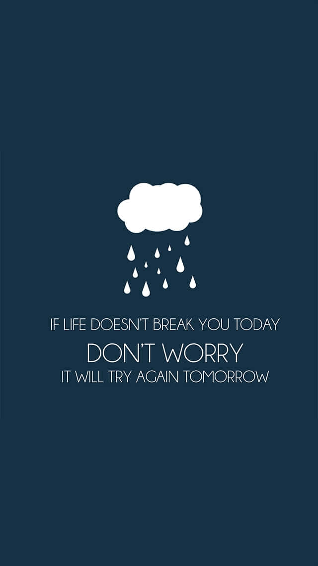 Motivational Quote Rain Cloud