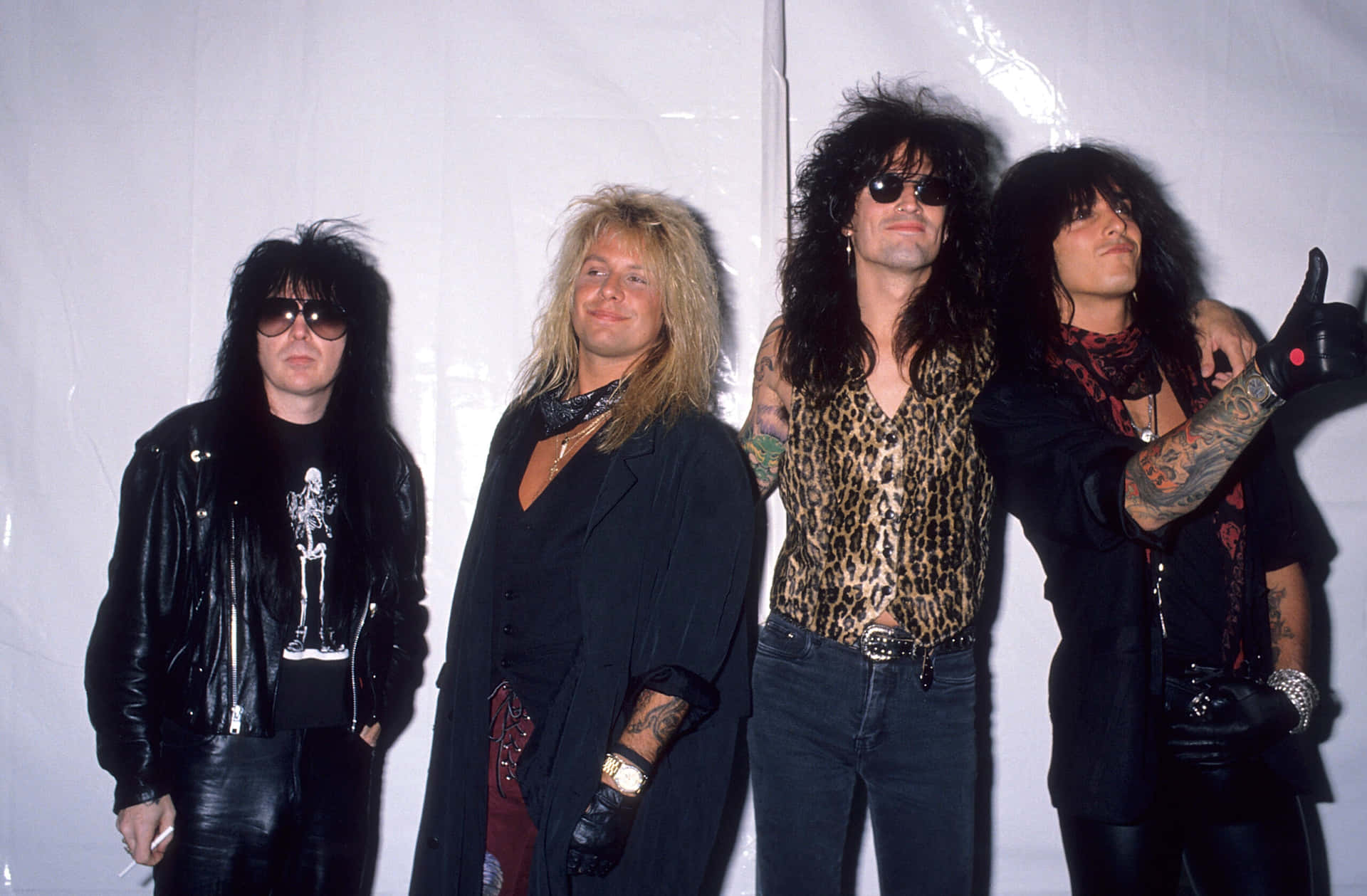 Motley Crue, The Iconic Glam Rock Band Of The 80s Background