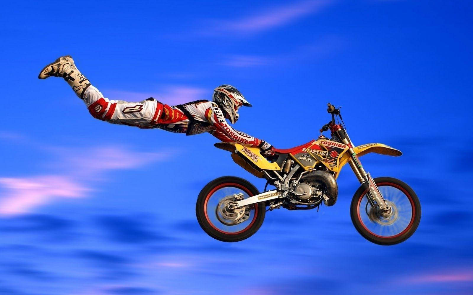 Motocross Driver Hd Sports Background