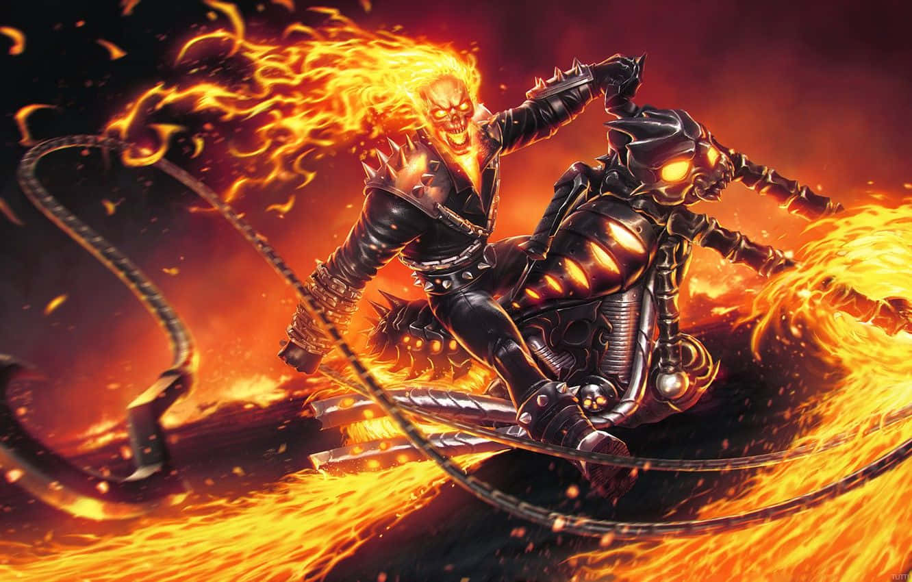 Motor Fire Skull