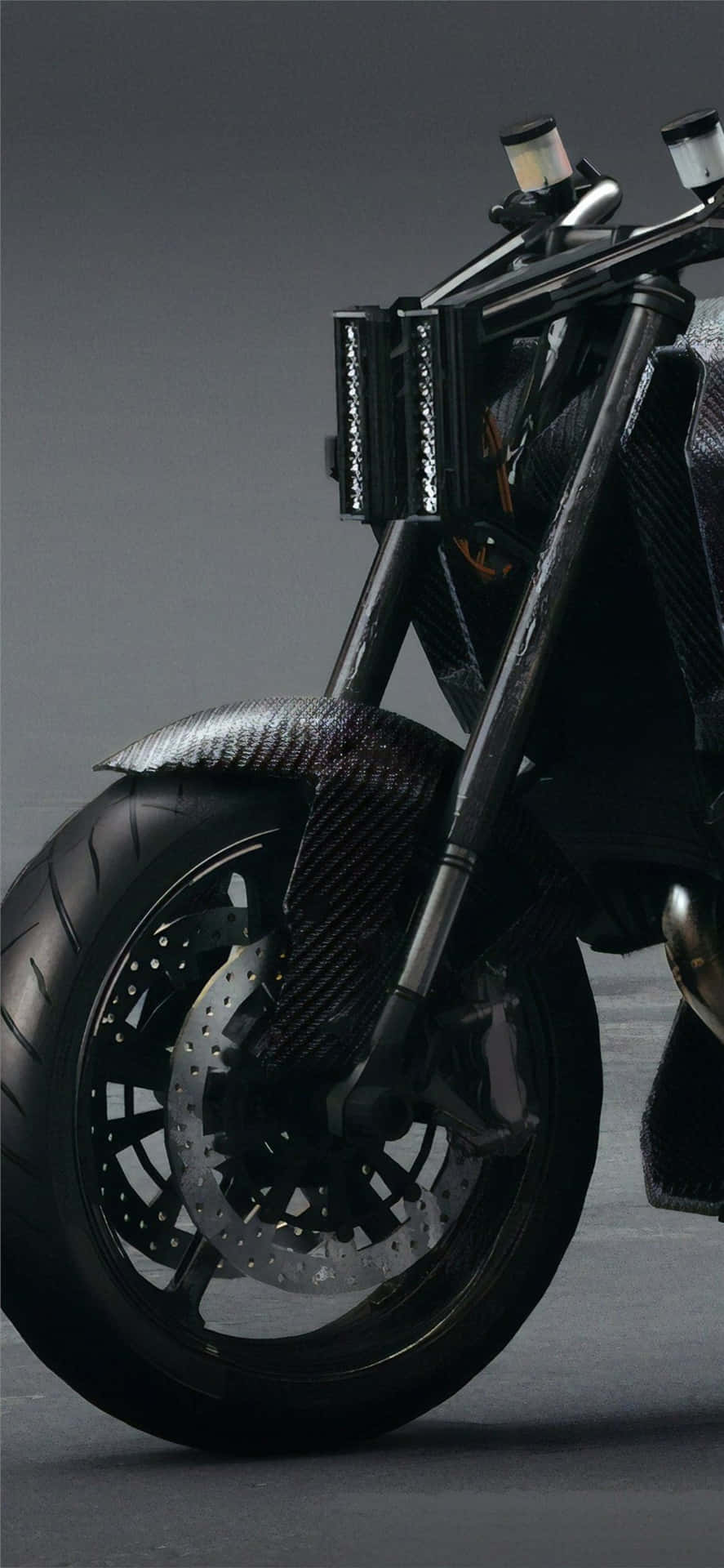 Motorcycle Iphone Black Front Background