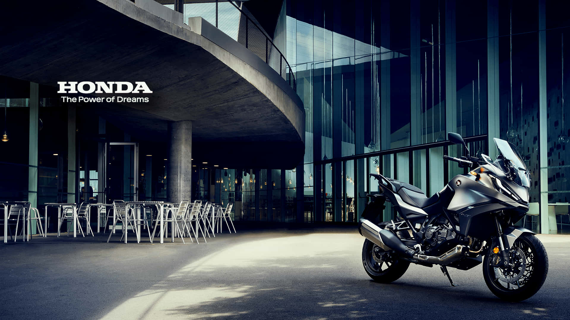 Motorcycle Near Honda [wallpaper] Background