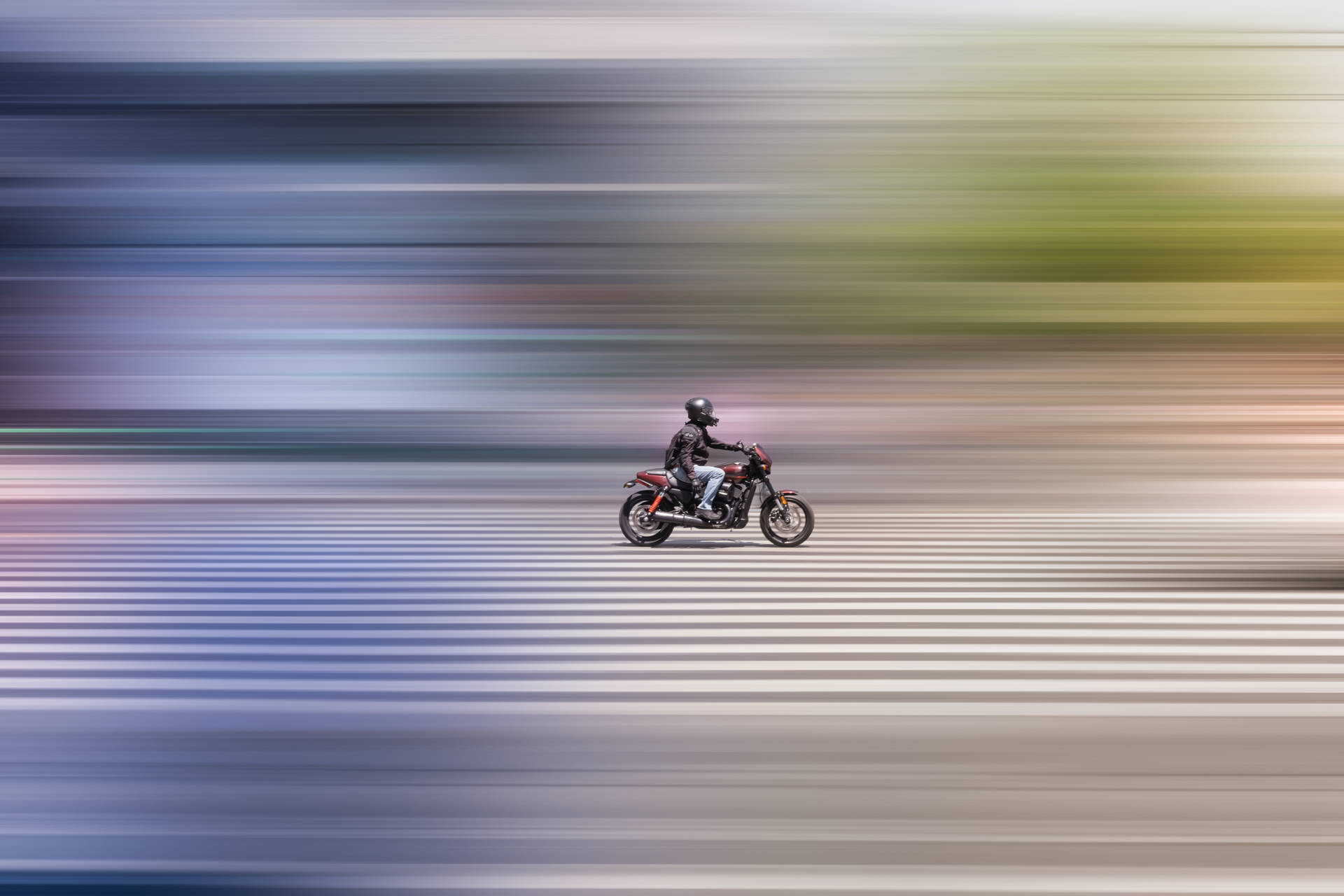 Motorcyclist Motorcycle Creative Illustration Background