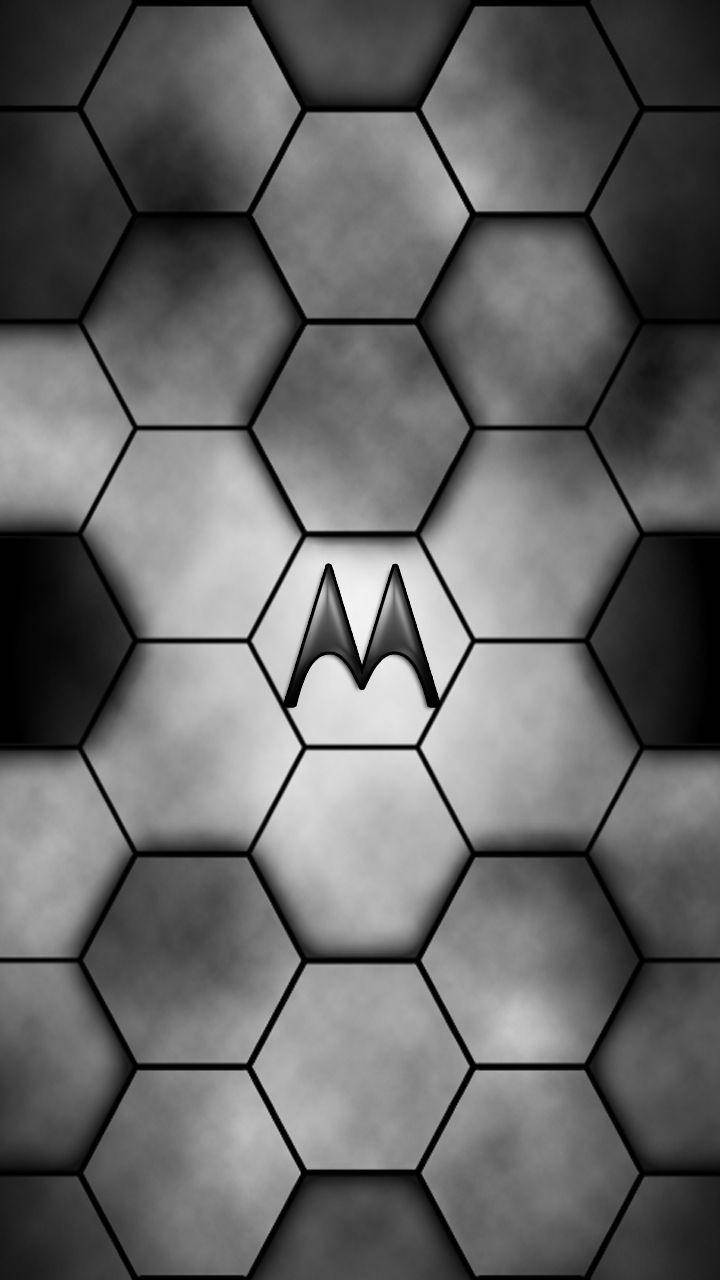 Motorola Grey Hexagon Background
