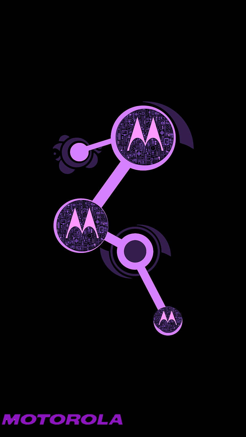 Motorola Purple Black Art