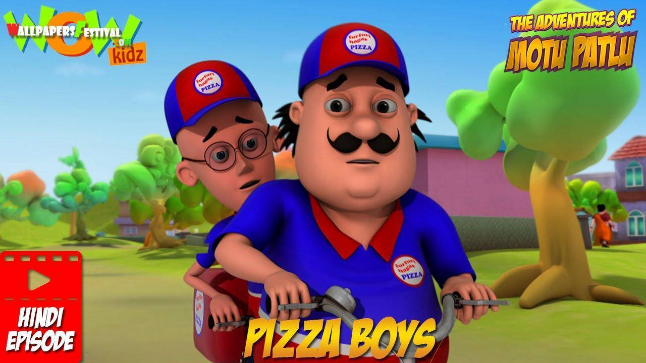 Motu Patlu Pizza Boys Background