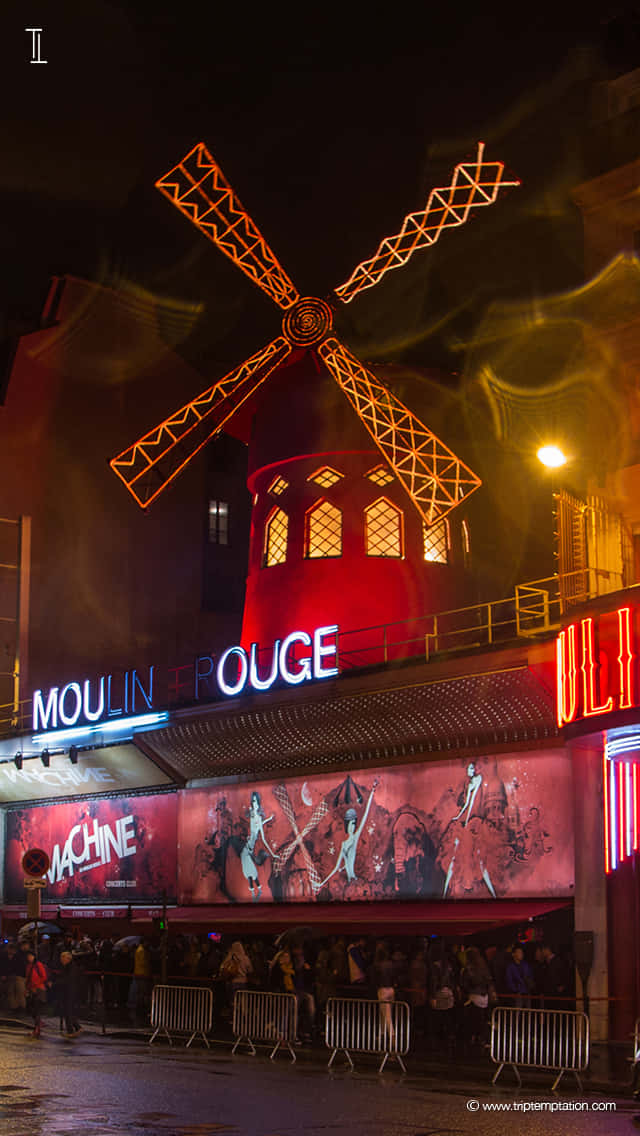 Moulin Rouge Girls Dancing Poster