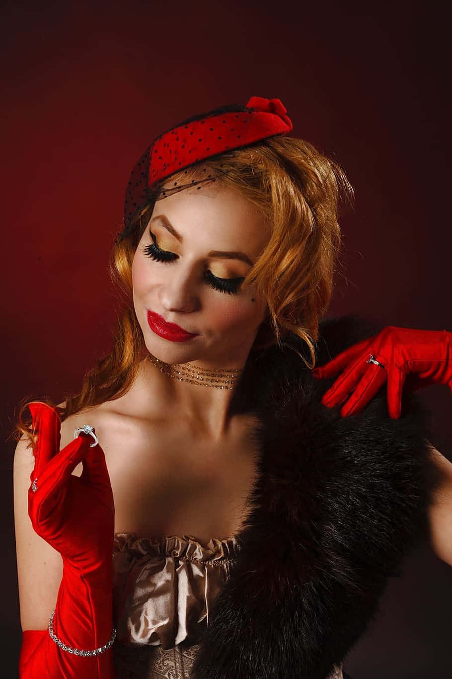 Moulin Rouge Inspired Portrait