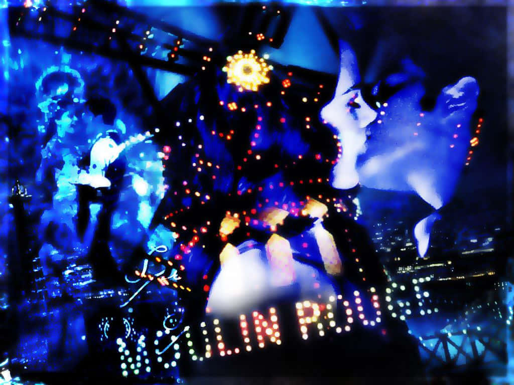 Moulin Rouge Neon Love Background