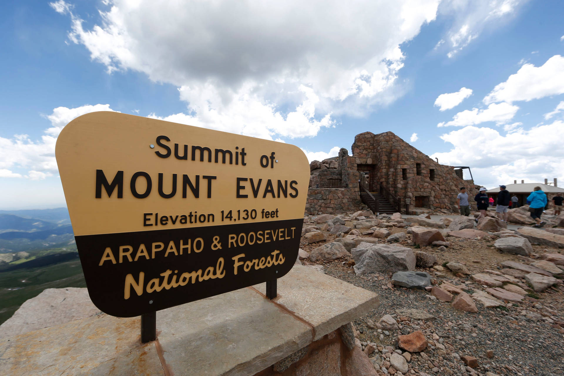 Mount Evans Summit Colorado Background