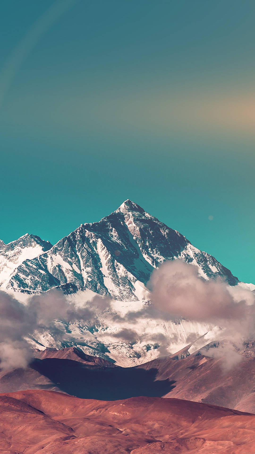 Mount Everest Peak Smartphone Background