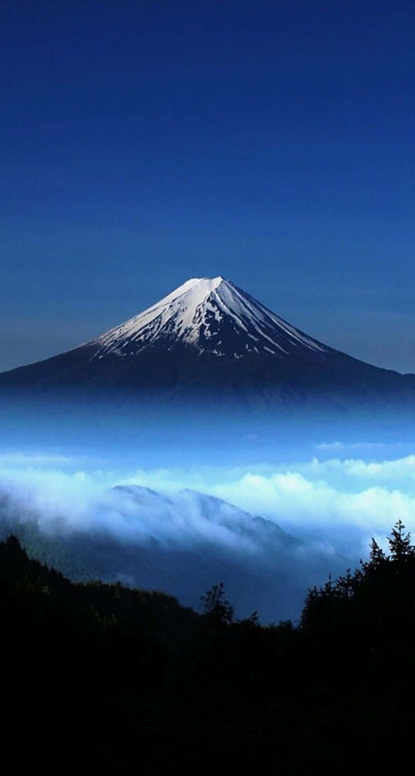 Mount Fuji Scenery In Japan Background