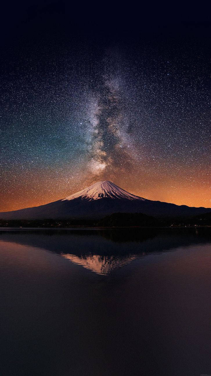 Mount Fuji Top Iphone Background