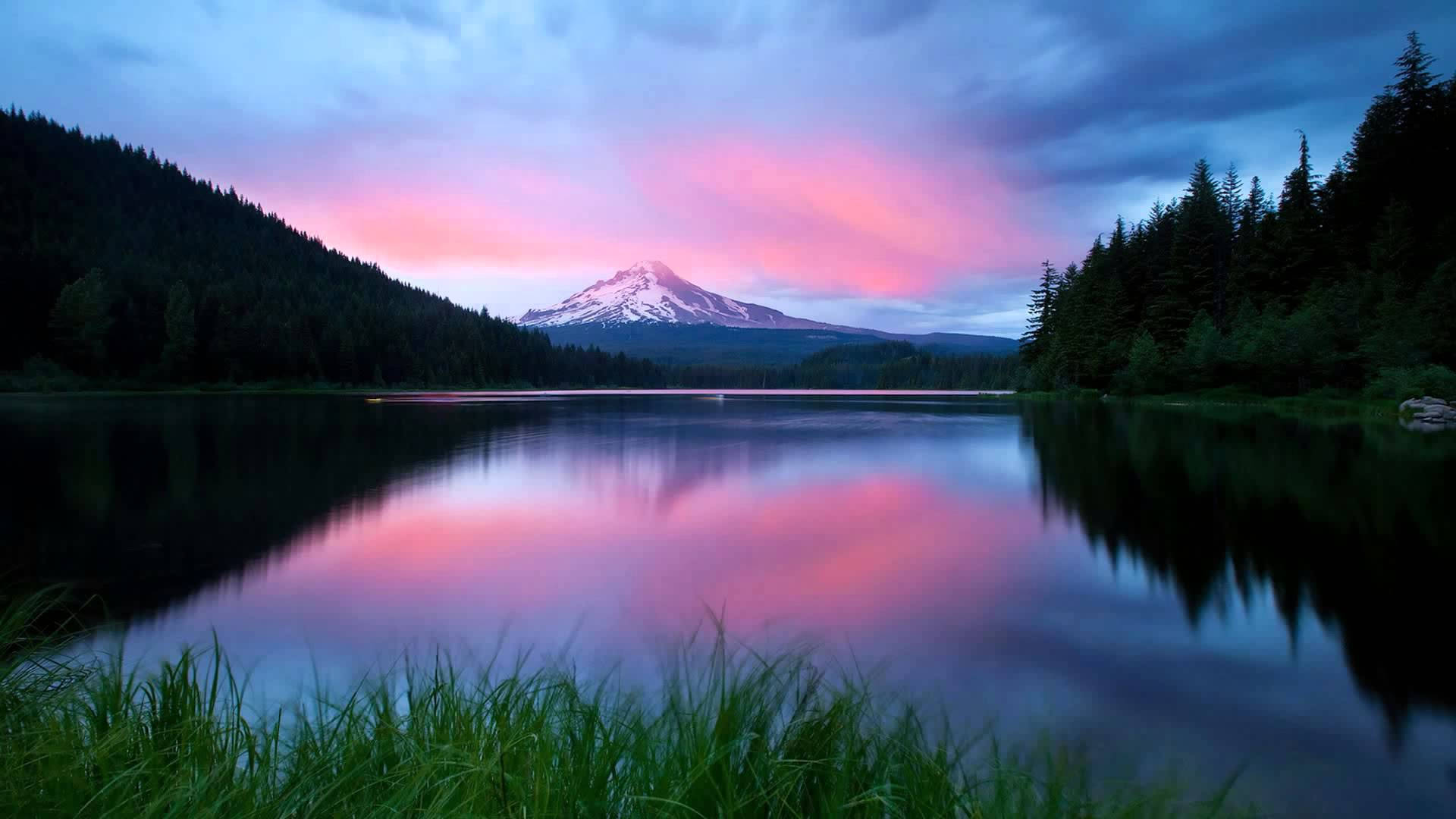 Mount Hood Nature Healing Therapy Background