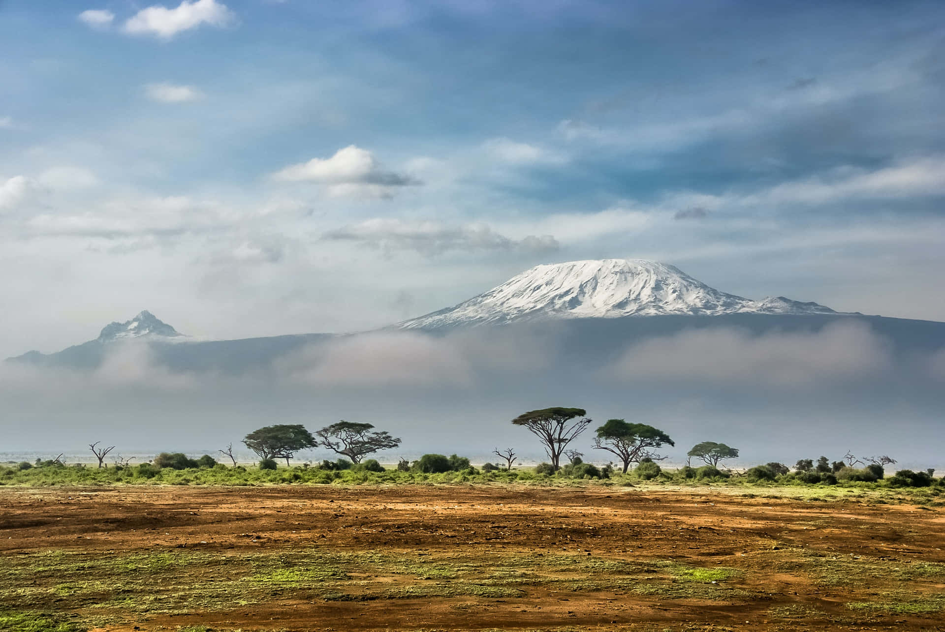 Mount Kilimanjaro In Tanzania Background