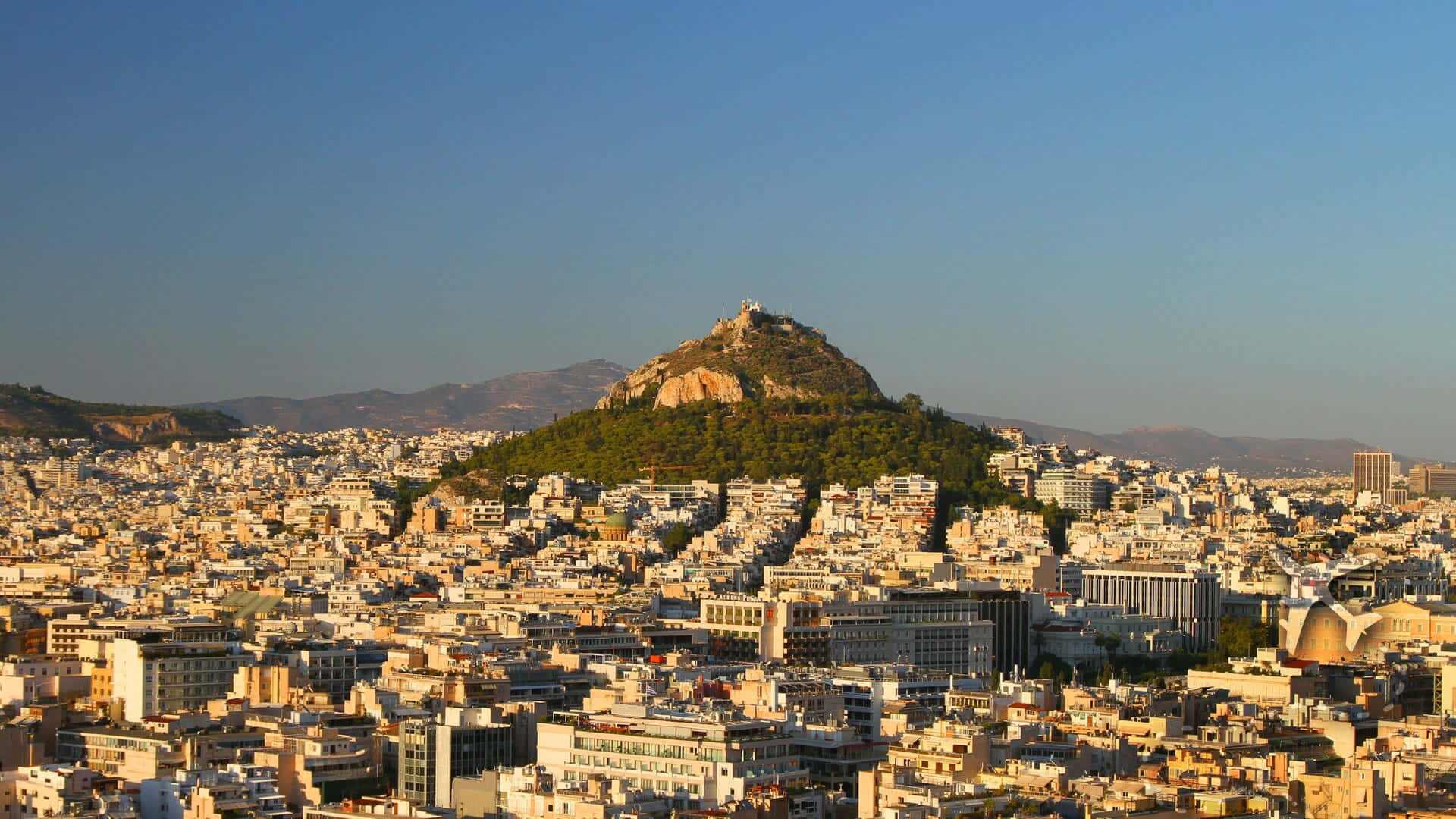 Mount Lycabettus Afternoon Athens