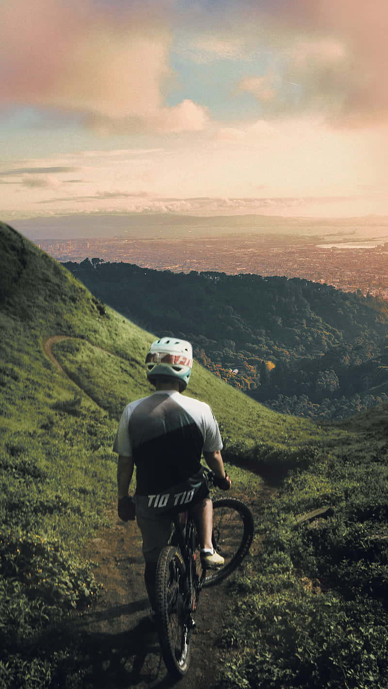 Mountain Bike Adventure Background