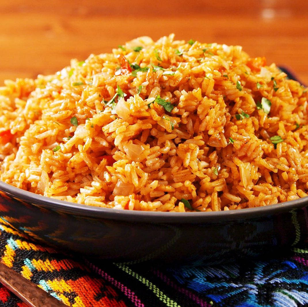 Mountain Of Fried Rice Background