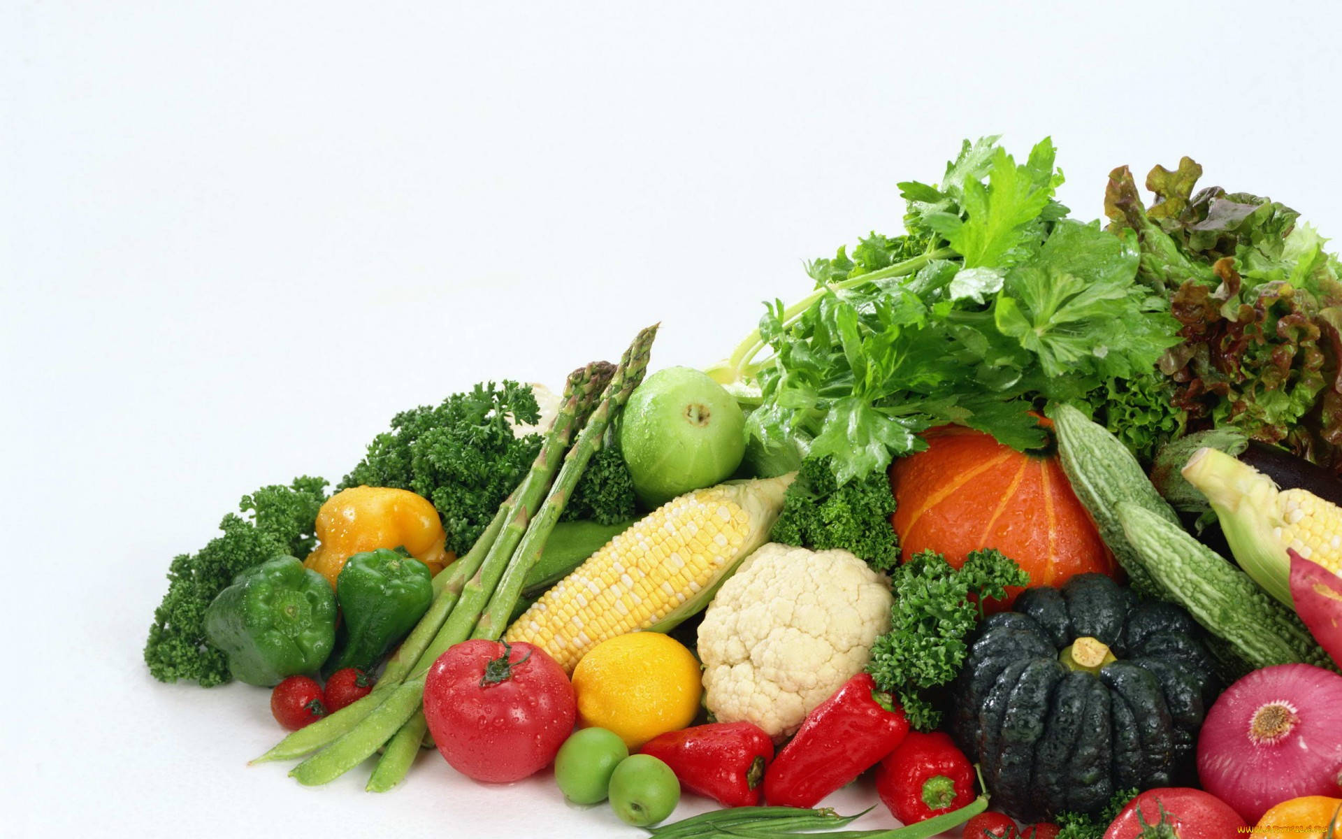 Mountain Of Vegetables Background