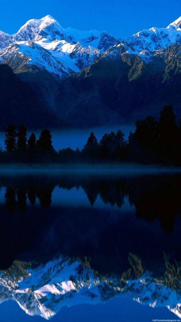Mountain Reflection Nature Iphone Background