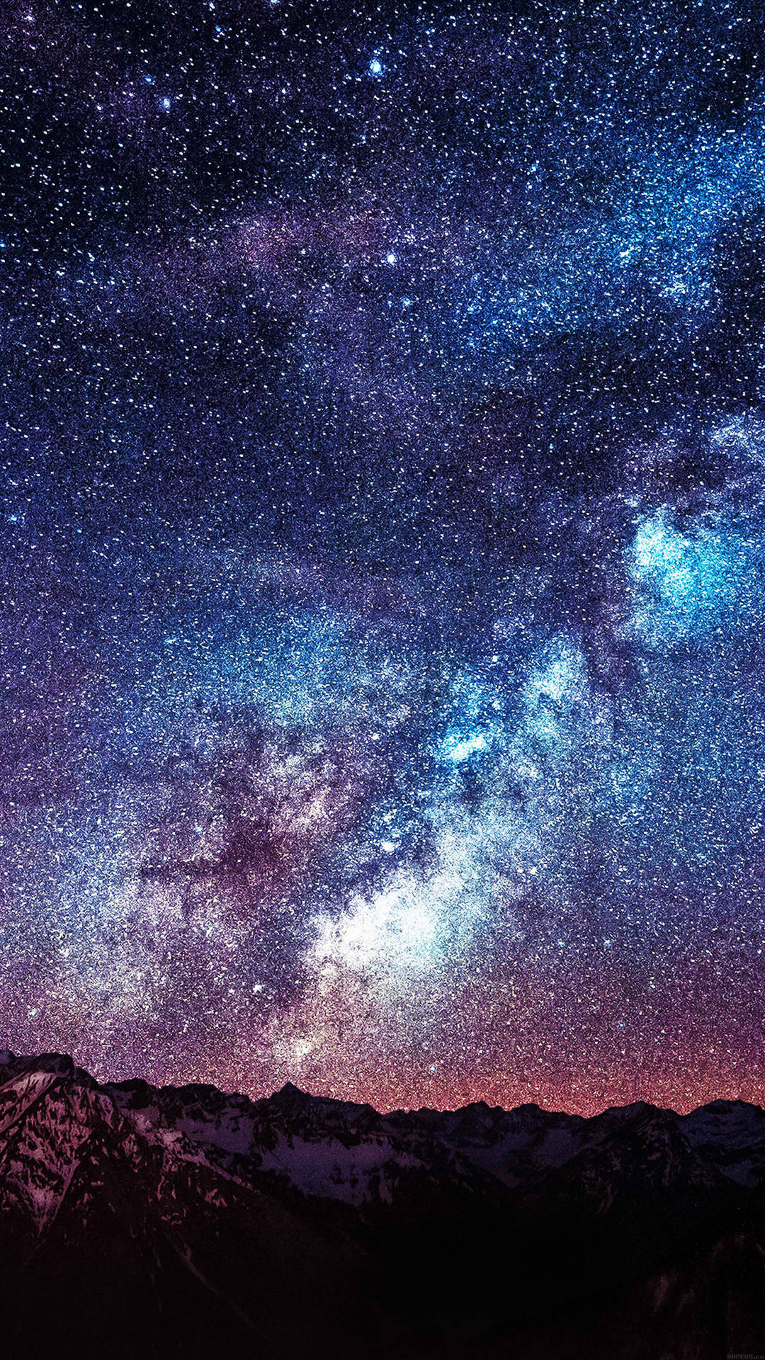 Mountain Sky Milky Way Top Iphone Hd Background