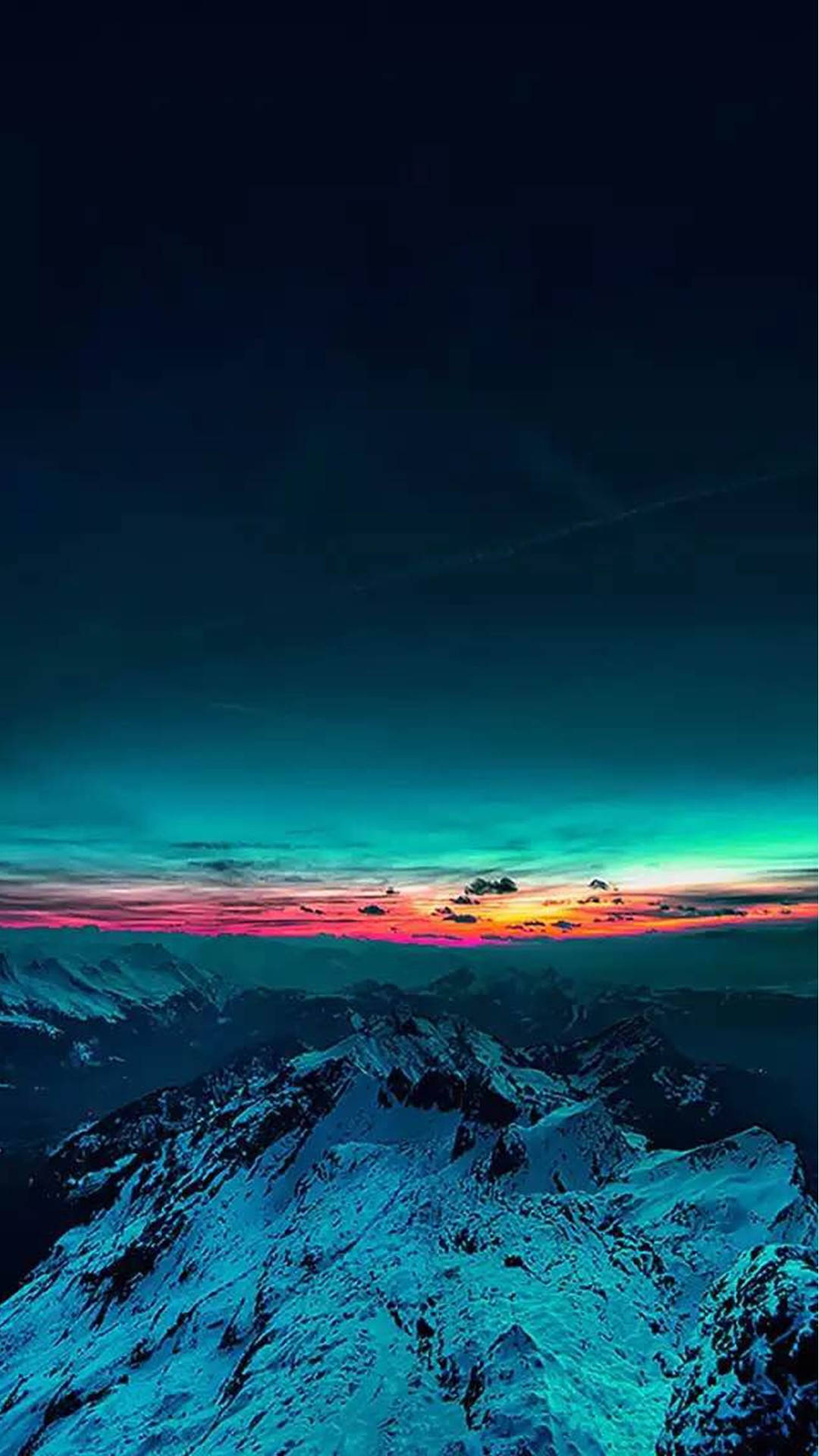 Mountain Under Sky Iphone 8 Live Background