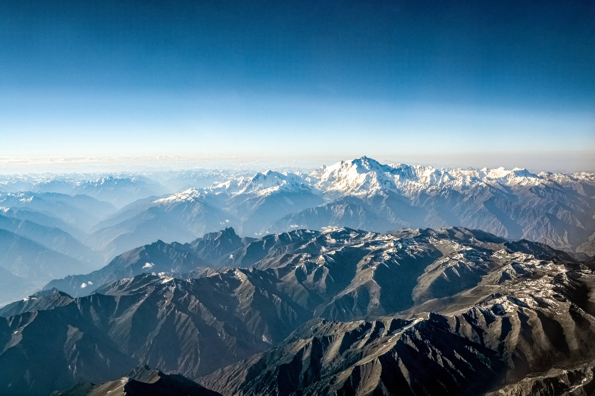 Mountains Aerial Topography Background