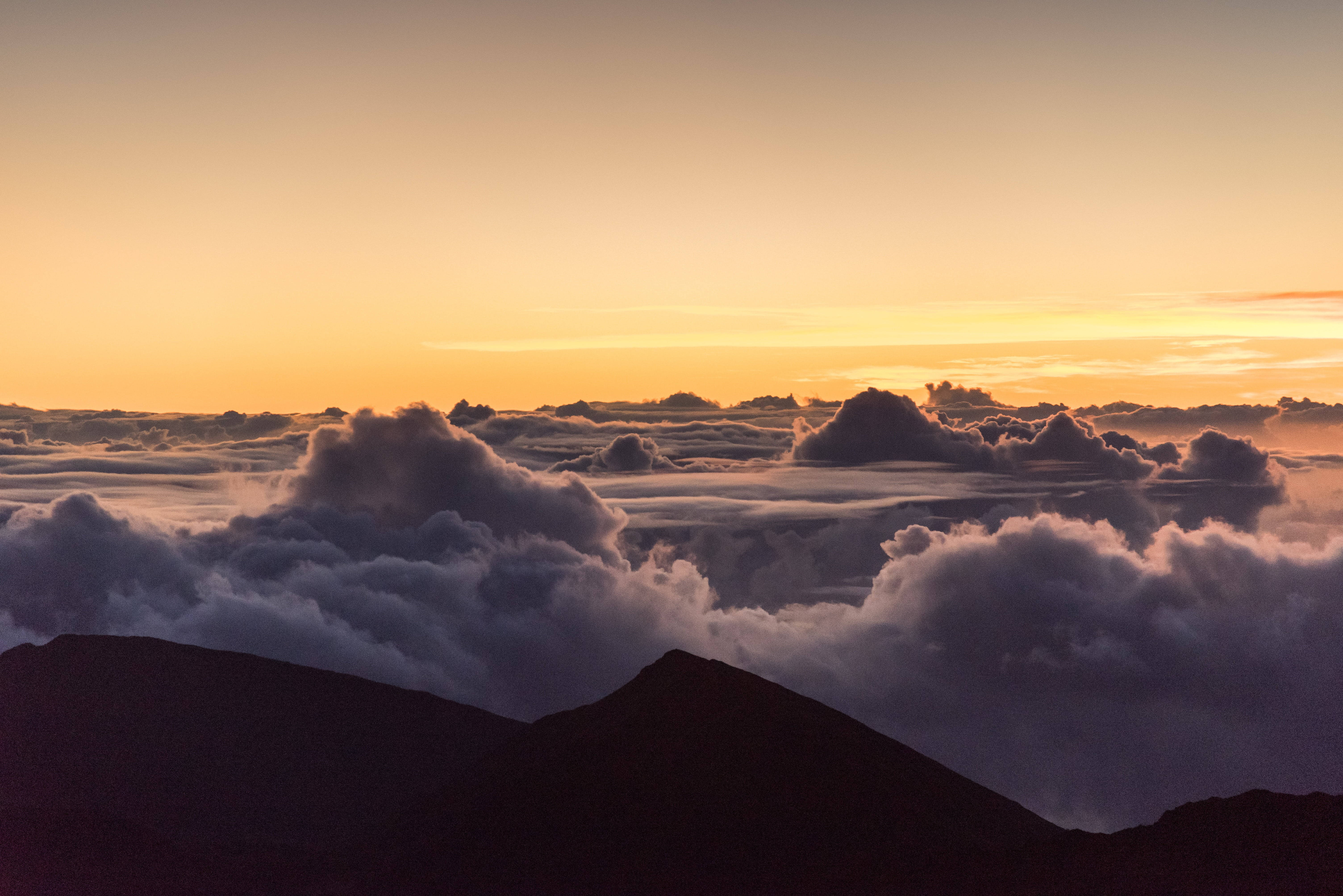 Mountains High Resolution Clouds Background