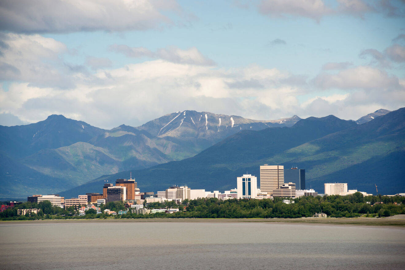 Mountains In Anchorage Background