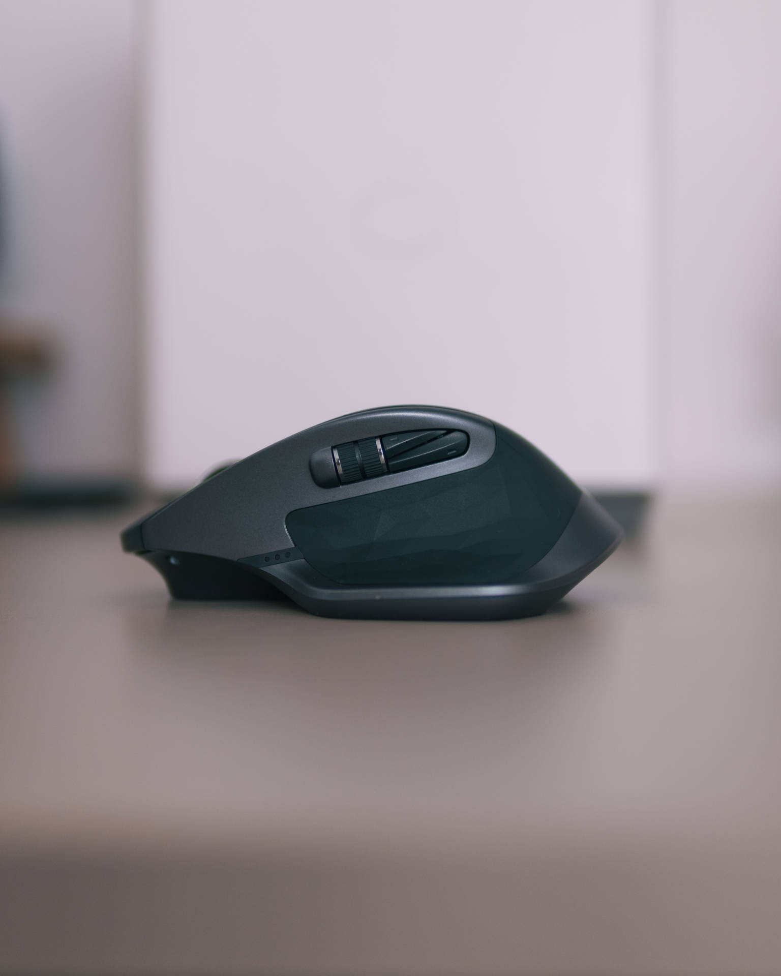 Mouse With Matte Black Body Background
