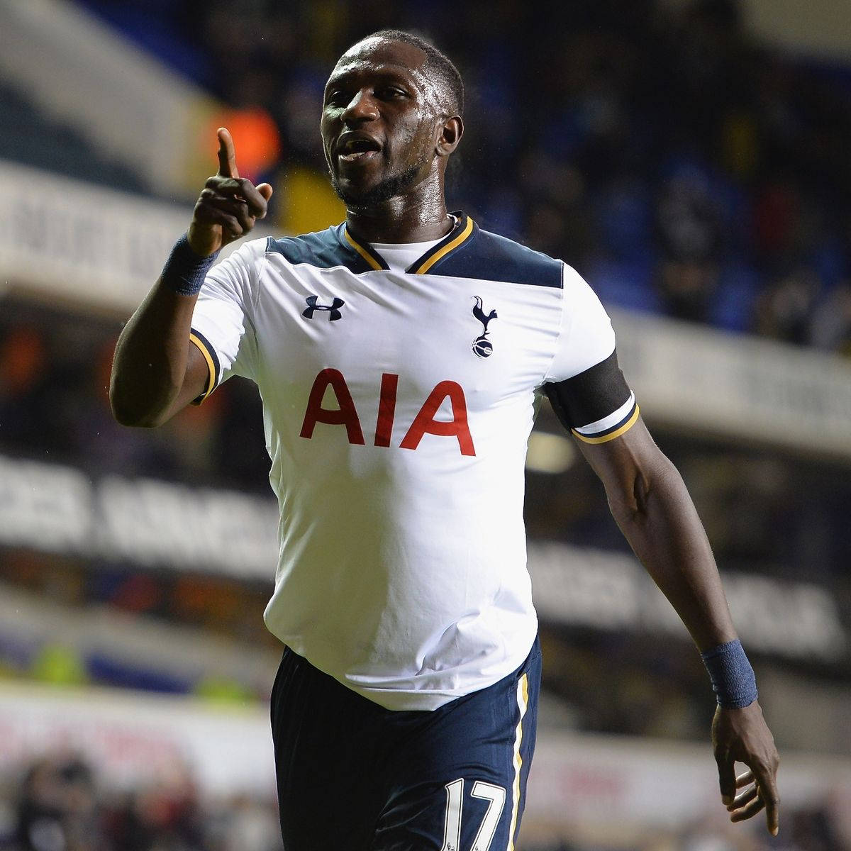 Moussa Sissoko Pointing His Finger