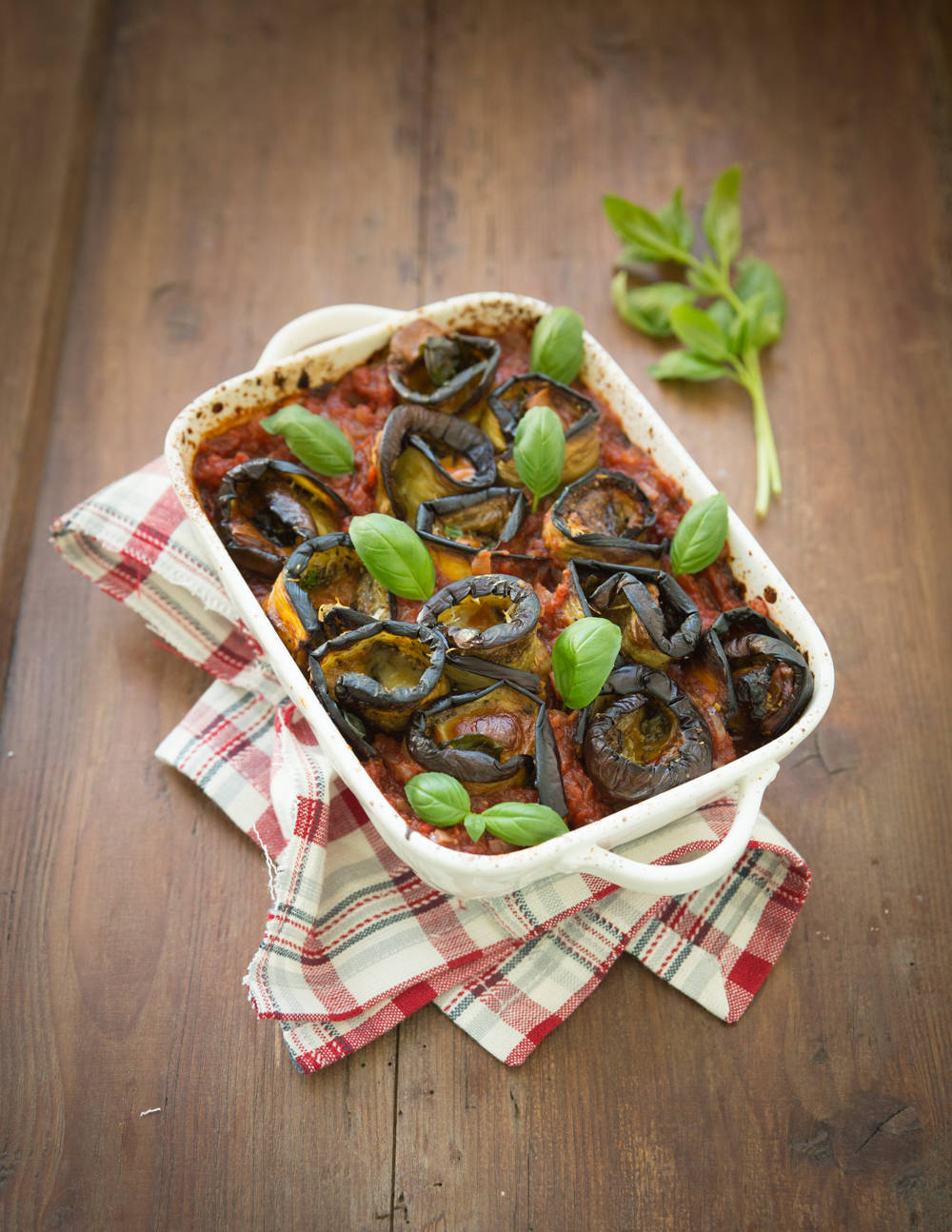 Mouth-watering Eggplant Parmigiana Background