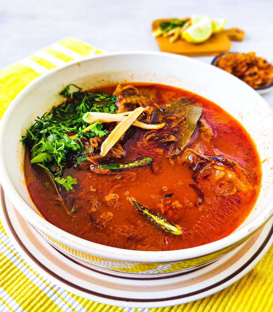 Mouthwatering Nihari Dish - A Taste Of Tradition Background