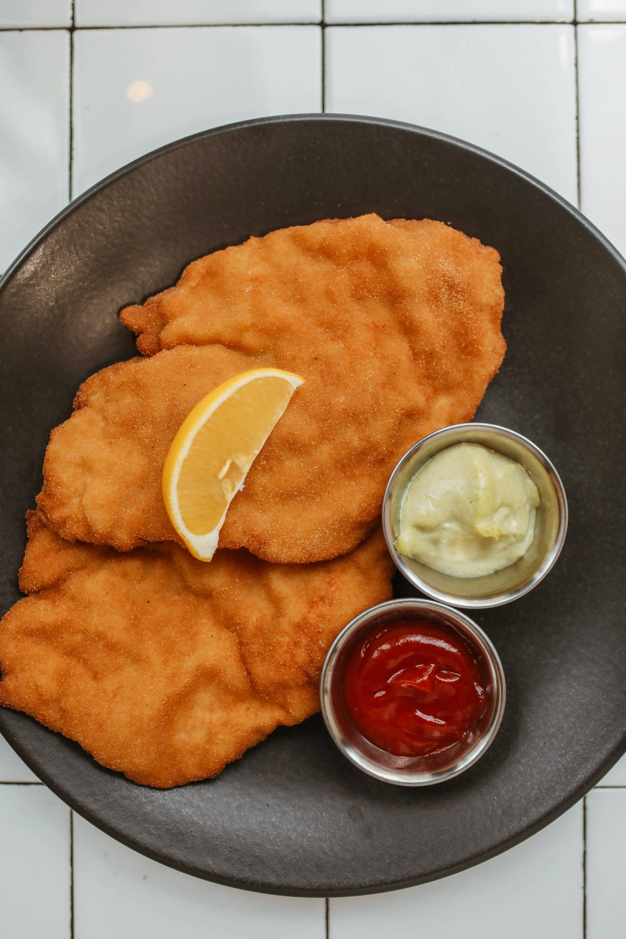 Mouthwatering Wiener Schnitzel Background