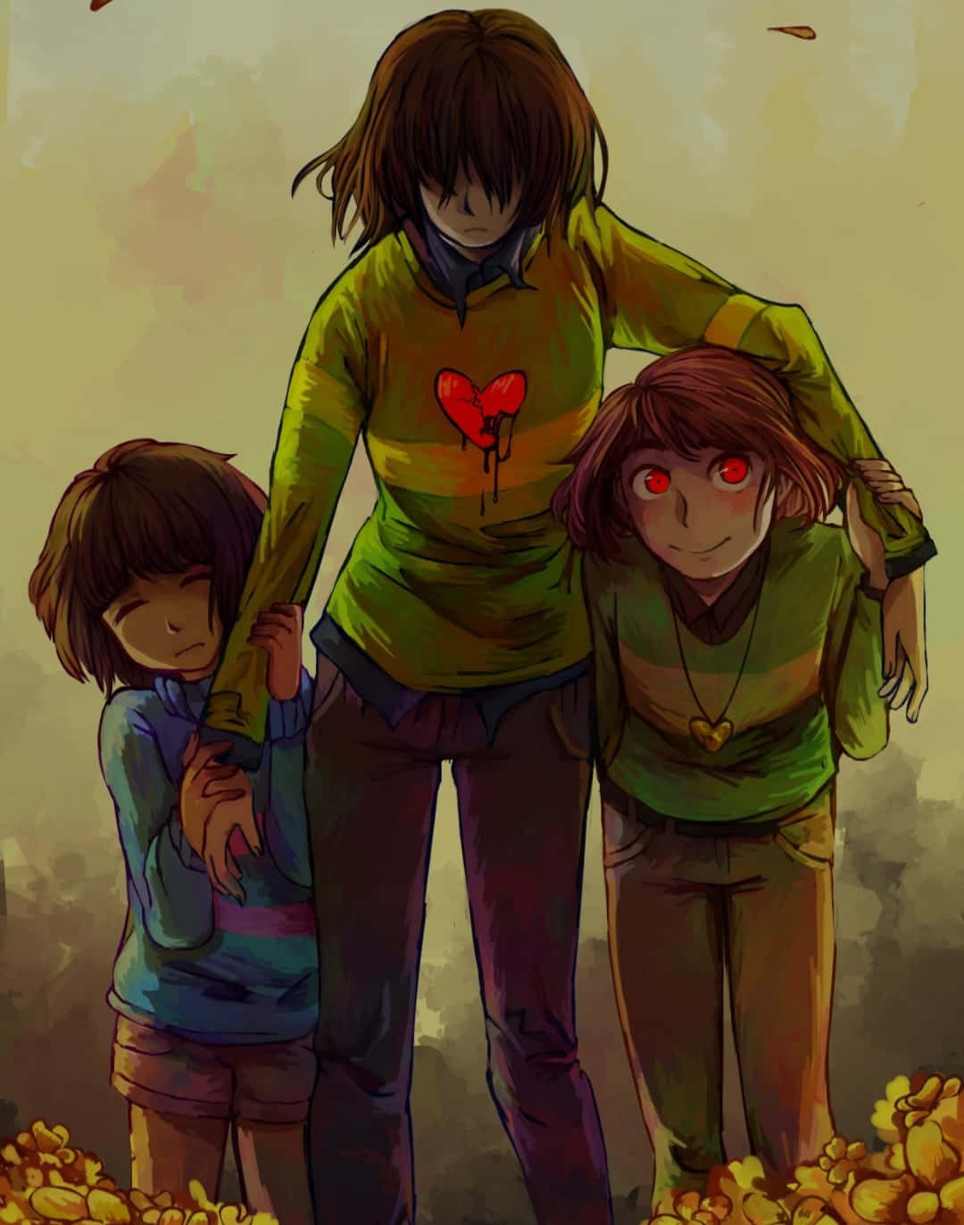 Move Forward With Undertale Frisk Background