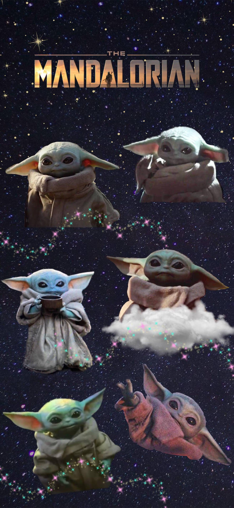 Movie Cover Of Baby Yoda Background